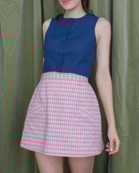 Image 2 of Polly top cropped blouse - Blue lapis