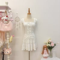 Image 1 of jane norman lace up milkmaid top