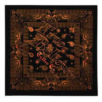 Image 1 of DOC / Prison Orange Bandana - Orange on Black