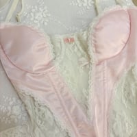 Image 3 of vintage lace corset lingerie (#01)