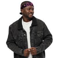 Image 4 of Breast Cancer Awareness Bandana - Pink on Black