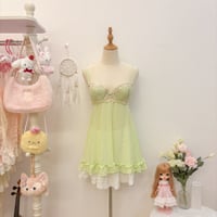 Image 1 of fairy garden babydoll top (S)