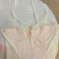 Image 3 of vintage lace corset lingerie (#05)