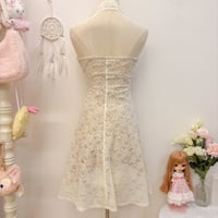 Image 2 of lace halter dress