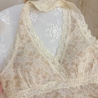 Image 3 of lace halter dress