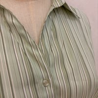 Image 2 of office siren stripped blouse