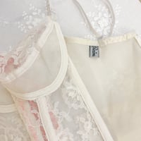 Image 3 of vintage lace corset lingerie (#06)