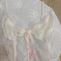 Image 3 of vintage lace corset lingerie (#08)