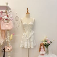 Image 1 of vintage lace corset lingerie (#09)