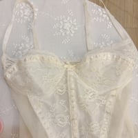 Image 3 of vintage lace corset lingerie (#09)
