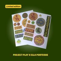 Image 1 of LIMITED EDITION: Stickers - Project Play x Ella Porteous