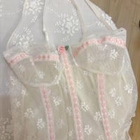 Image 3 of vintage lace corset lingerie (#12)