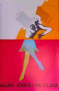 Image 2 of allen jones / life class poster / 26/2023