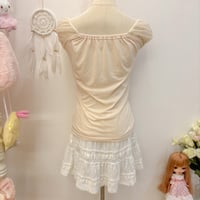 Image 2 of layered milkmaid top