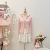 Image 2 of bubblegum zip hoodie