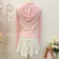 Image 3 of bubblegum zip hoodie