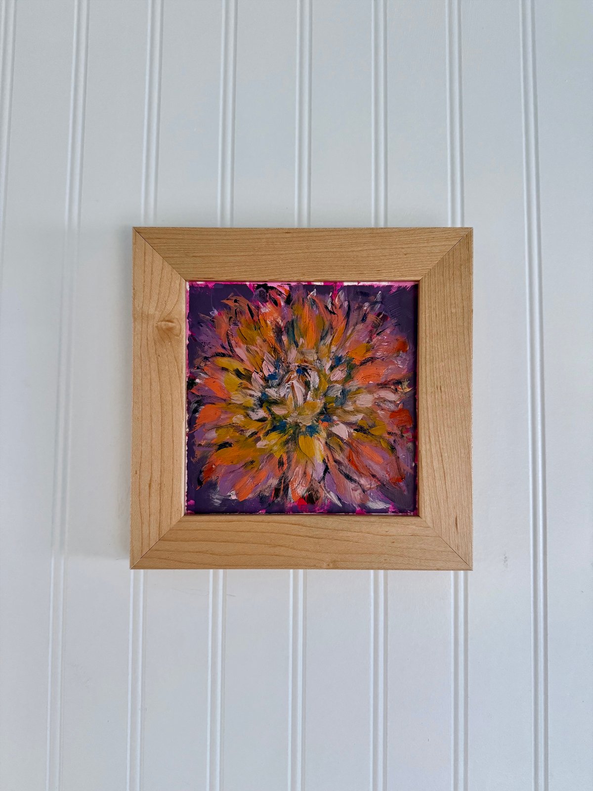 Image of "I Am Fire Wrapped In Grace" Original Oil Painting