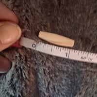 Image 1 of 1" Bone Hairpipe 10 pieces