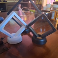 Image 1 of White 3D floating Frame