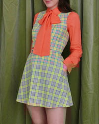 Image 9 of Ready-to-ship Sherbet flower button bow blouse