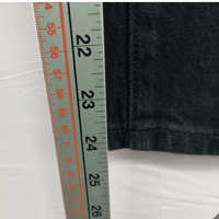 Image 5 of New Time and Tru High Rise Black Denim Straight Crop Jeans Size 10 Women Regular