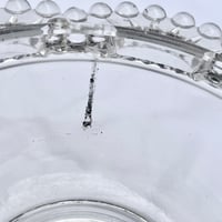 Image 11 of Petit saladier en verre à bord perlé ancien début XXe - saladier Art Déco - 1900s 