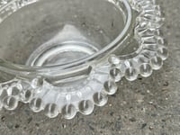 Image 8 of Petit saladier en verre à bord perlé ancien début XXe - saladier Art Déco - 1900s 