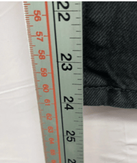 Image 5 of New Time and Tru High Rise Solid Black Denim Straight Crop Jeans Size 8 Women