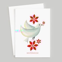 Image 1 of Klappkarte WINTERGRÜSSE