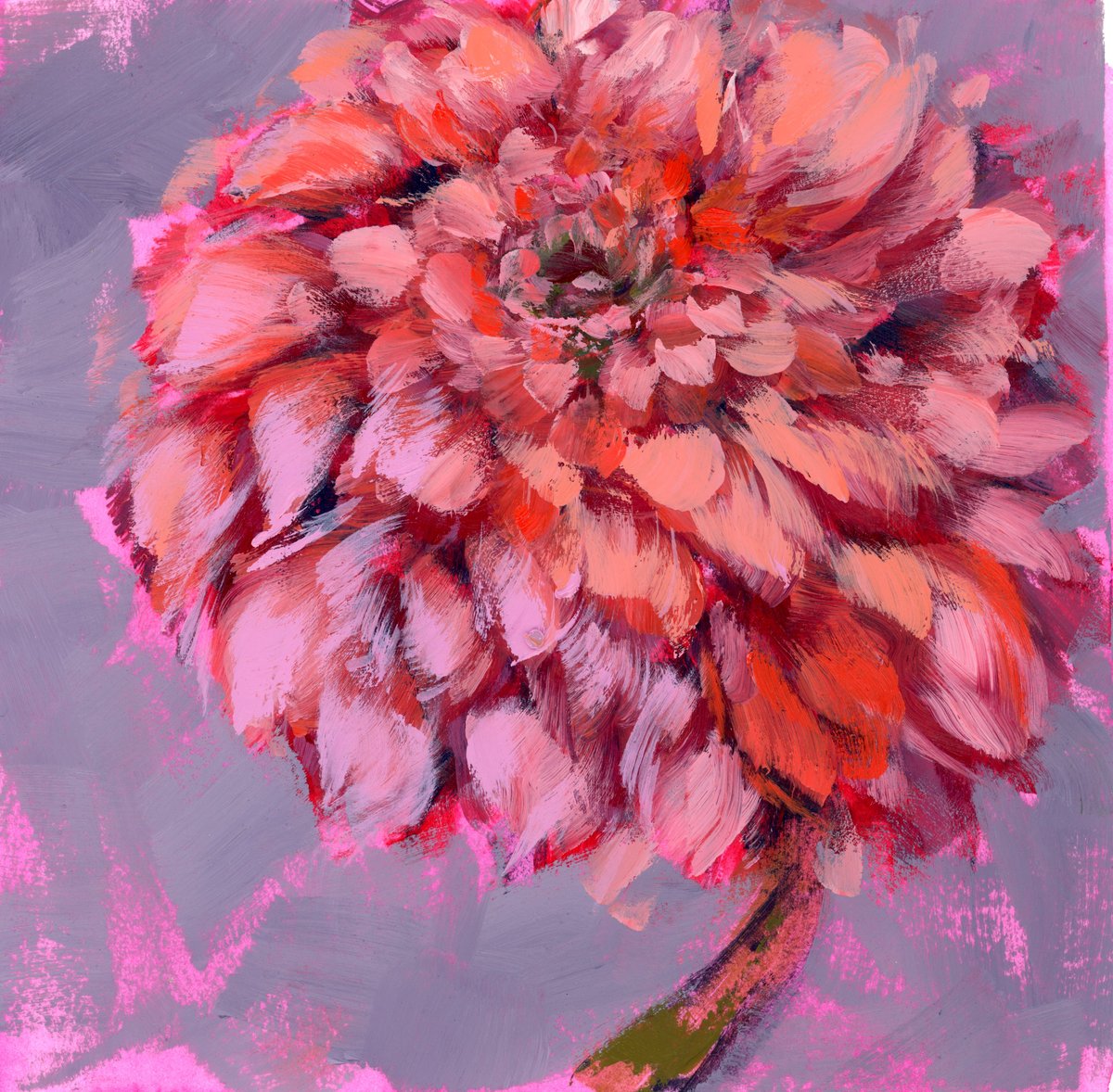 Image of "I Know What I Bring to the Table" Original Oil Painting