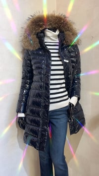 Image 7 of PLUMÍFERO LARGO AZUL NOCHE H.A