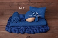 Image 3 of Newborn photo set cobalt