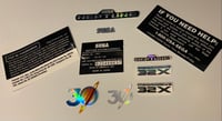 Sega Genesis Neptune custom premium label and decal set