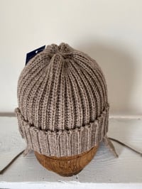 Image 8 of Beanie with Ear flap - Stone £60.00