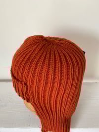 Image 10 of Beanie with Ear flap - Orange £60.00