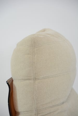 Image of Fauteuil Marsala et son repose pied Ligne Roset beige clair