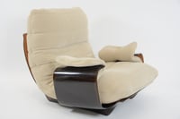 Image 1 of Fauteuil Marsala et son repose pied Ligne Roset beige clair