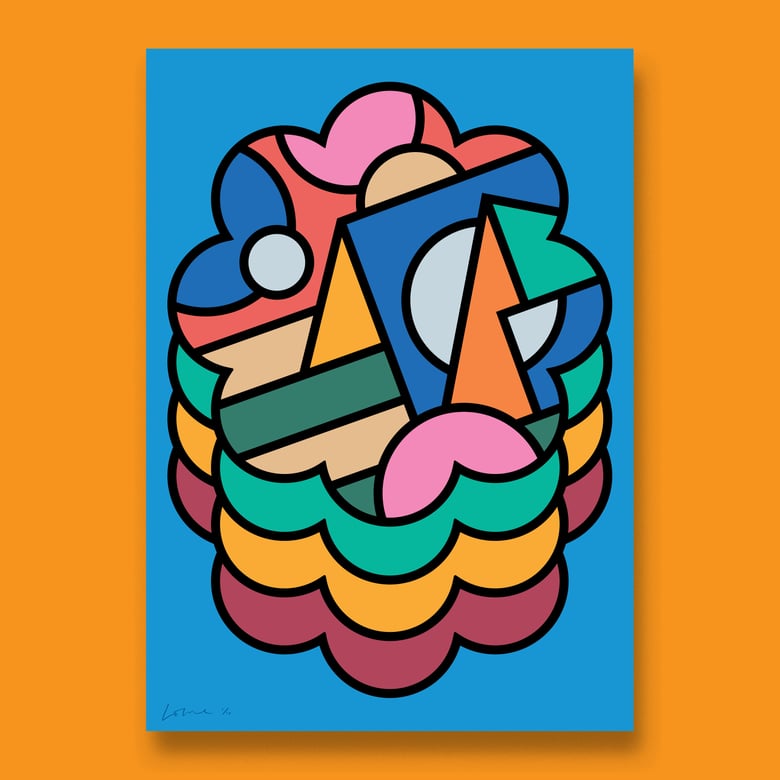 Image of Super Flower (Blue) 