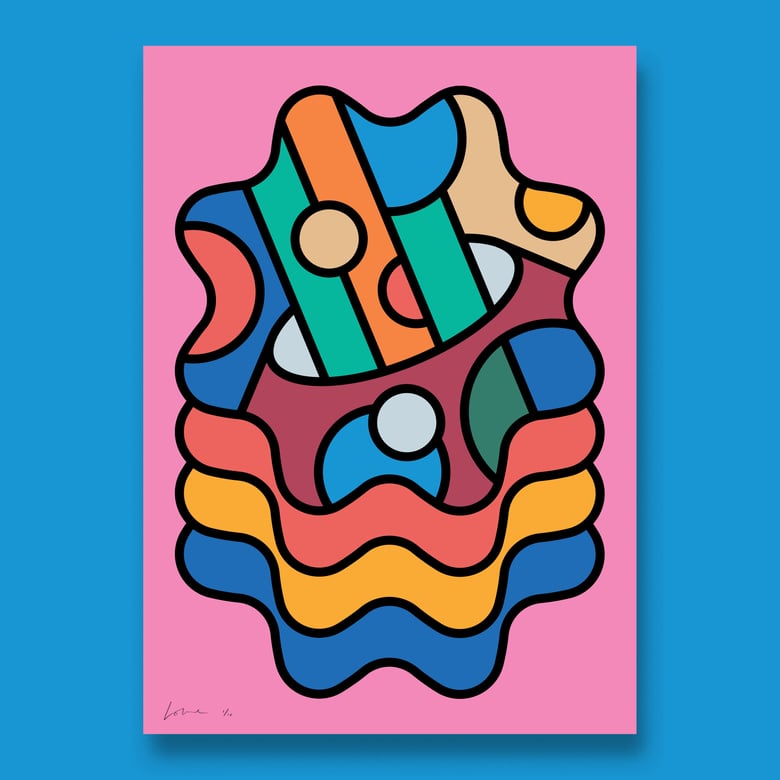 Image of Super Flower (Pink)