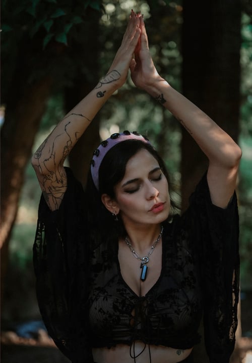 Image of PREVENTA Diadema Sisters of the Moon (lilac) _ LUNA NUEVA