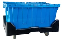 Image 5 of VGS DC2818 Plastic Container Dolly, 27-1/2"L x 18"W, 650 Lb Capacity