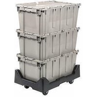 Image 6 of VGS DC2818 Plastic Container Dolly, 27-1/2"L x 18"W, 650 Lb Capacity