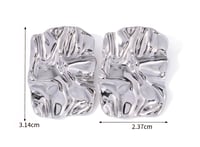 Image 4 of Hammered Studd Earrings