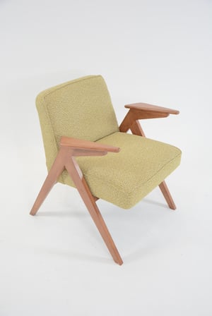 Image of Fauteuil BUNNY jaune chiné