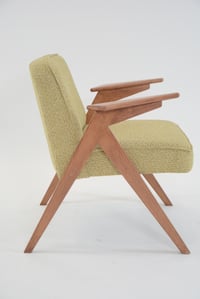 Image 5 of Fauteuil BUNNY jaune chiné