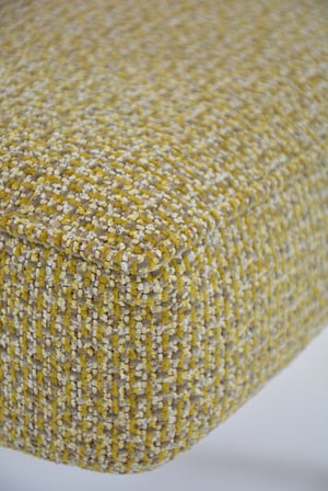 Image of Fauteuil BUNNY jaune chiné