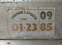 Image 4 of Vintage (ca. 1980s) French City (Aluminum) Road Sign - "Vichy"