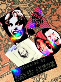 Image 2 of Holographic Twin Peaks Inspired Sticker Pack