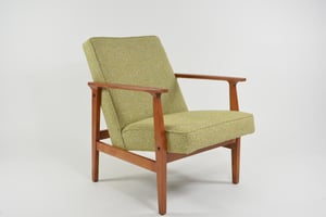 Image of Fauteuil MR vert clair chiné