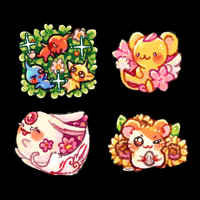 ★ ANIME AND GAMES WOOD PINS ★